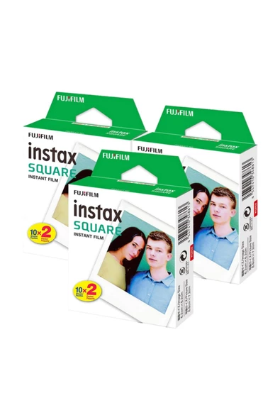 Instax Kare-Square 20'Li Film 3'Lü Set 60 Poz / ürün görseli 1