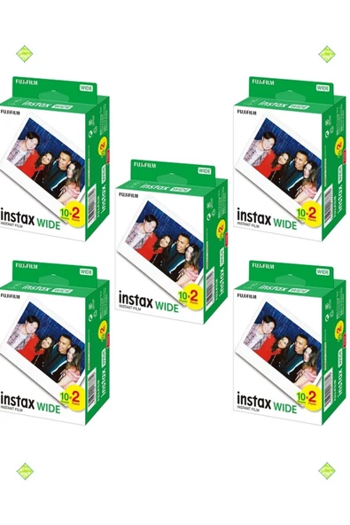 Instax Wide 20'li Film 5'li Set 100 Poz ürün görseli 1