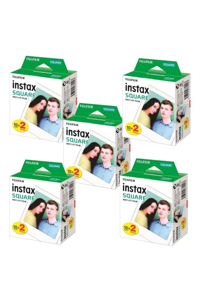 Instax Kare-square 20'li Film 5'li Set 100 Poz ürün görseli 1