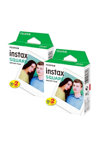 Instax Kare-Square 20'Li Film 2'Li Set 40 Poz / ürün görseli 1