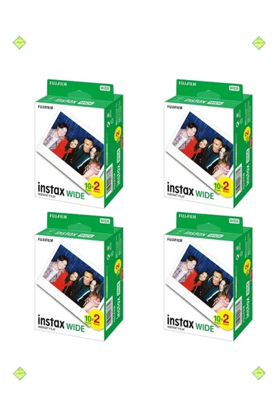 Instax Wide 20'li Film 4'lü Set 80 Poz ürün görseli 1