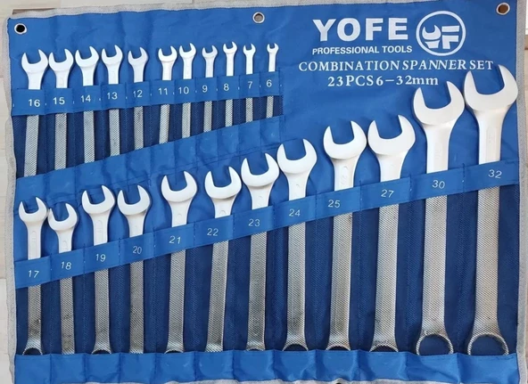 Orijinal Yofe 23 Parça Kombine Anahtar Takımı (Bez Çanta) ürün görseli 1