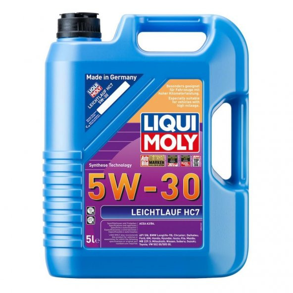 Liqui Moly Leichtlauf HC7 5W-30 5 Lt (8542) Motor Yağı ürün görseli 1