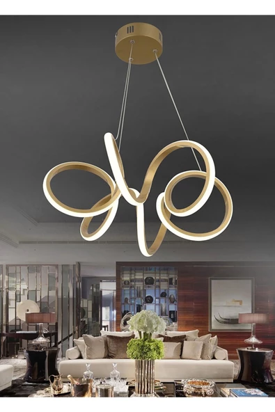 burenze Modern Sarkıt Pagani Led Avize Salon Mutfak Avize Ledli Avize Eskitme Gold Gün Işığı ürün görseli 1