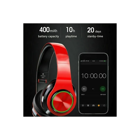 Torima B39 Bluetooth Kablosuz Stereo Kulaklık Siyah - Resim 4