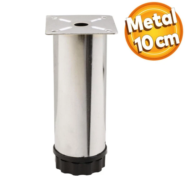 Mobilya Masa Puf Sehpa TV Ünitesi Ayağı Ayarlanabilir Metal Ayak 10 cm ürün görseli 1