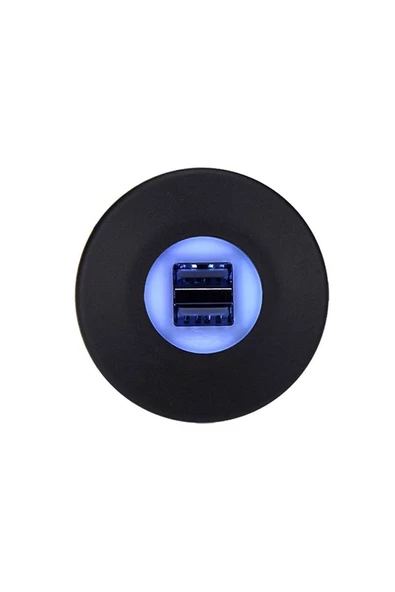 YEO  shpy Usb Işıklı Araç Şarj Soketi 12-24v 4.2a gxtr 1030188 ürün görseli 1