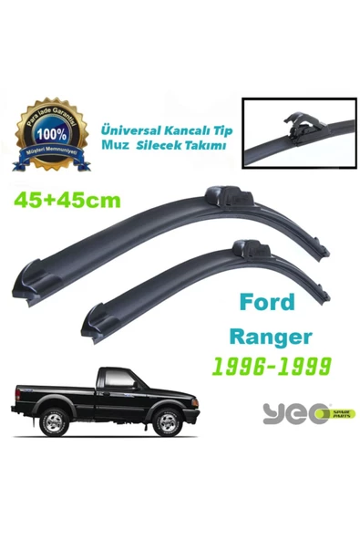 YEO  Ford Ranger Aeroflex Muz Silecek Takımı ürün görseli 1