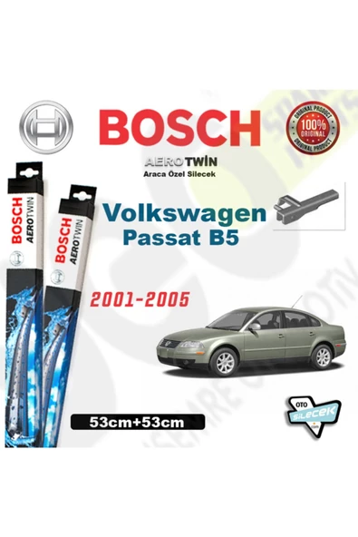 Bosch  Vw Passat B5 Aerotwin Silecek Takımı 2001-2005 ürün görseli 1
