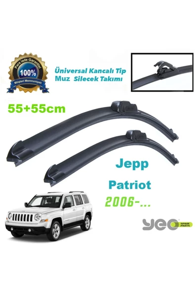 YEO  Jeep Patriot Aeroflex Muz Silecek Takımı ürün görseli 1