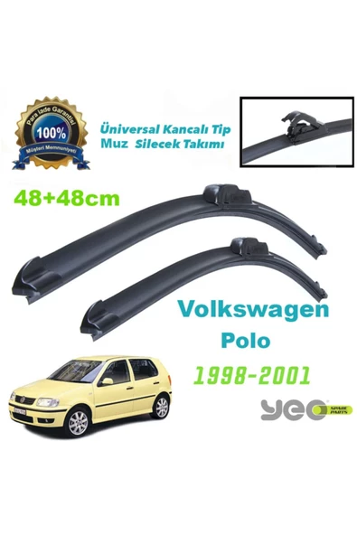 YEO  Vw Polo Aeroflex Muz Silecek Takımı 1998-2001 ürün görseli 1