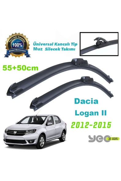 YEO  Dacia Logan Iı Aeroflex Muz Silecek Takımı 2012-... ürün görseli 1