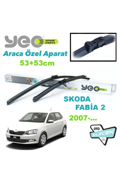 YEO  Skoda Fabia 2 Silecek Takımı 2007-... ürün görseli 1