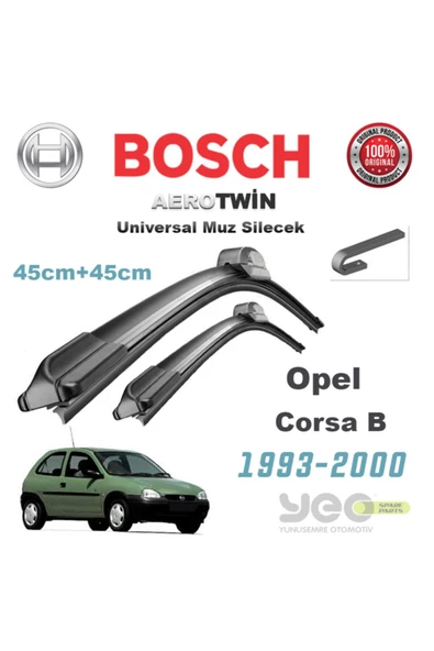 Bosch  Opel Corsa B Aerotwin Muz Silecek Takımı 1993-2000 ürün görseli 1