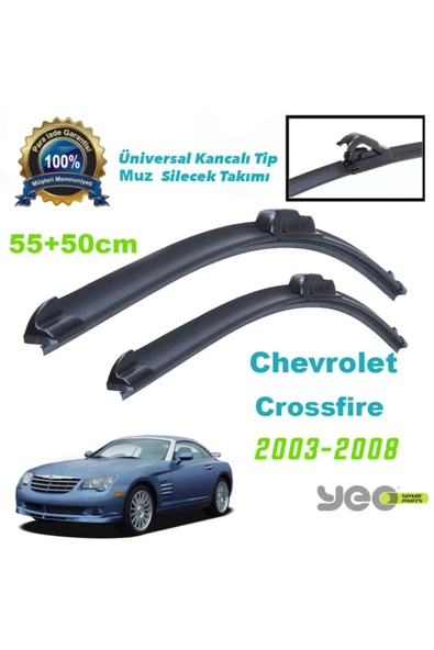YEO  Chrysler Crossfire Aeroflex Muz Silecek Takımı 2003-2008 ürün görseli 1