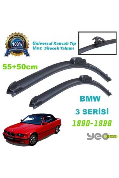 YEO  Bmw 3 Serisi 1990-1998 Aeroflex Muz Silecek Takımı ürün görseli 1