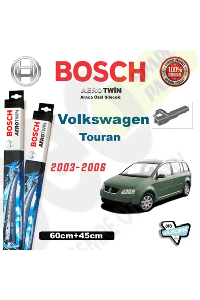 Bosch  Vw Touran Silecek Takımı 2003-2006 ürün görseli 1
