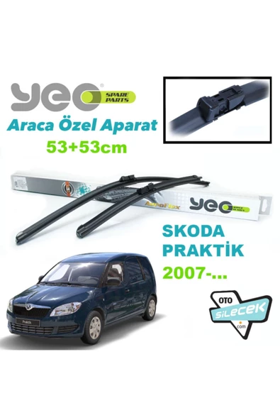 YEO  Skoda Praktik Silecek Takımı 2007-... ürün görseli 1