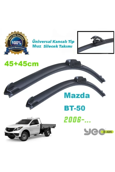 YEO  Mazda Bt-50 Aeroflex Muz Silecek Takımı ürün görseli 1