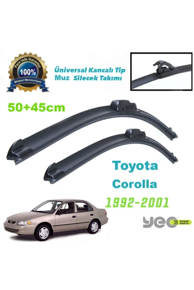 YEO  Toyota Corolla Aeroflex Muz Silecek Takımı ürün görseli 1