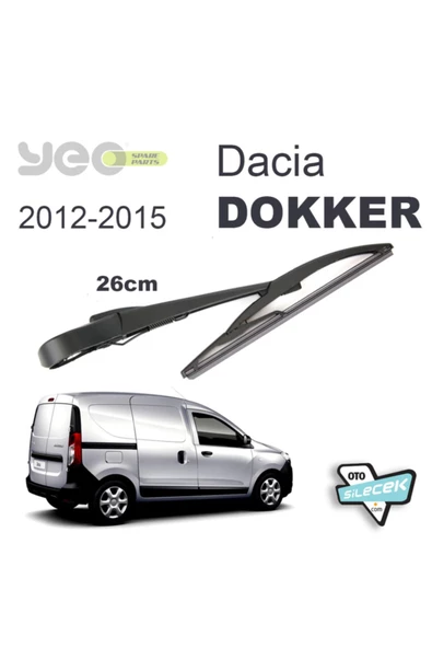 YEO  Dacia Dokker Arka Silecek Kolu Set 2012-2015 ürün görseli 1