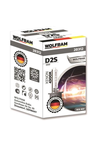 FESAN  Wolfram D2s 4300k Oem Xenon Far Ampulü Fazla Işık Made In Germany ürün görseli 1