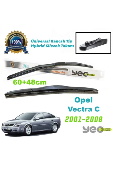 YEO  Opel Vectra C Hybrid Silecek Takımı 2001-2008 ürün görseli 1