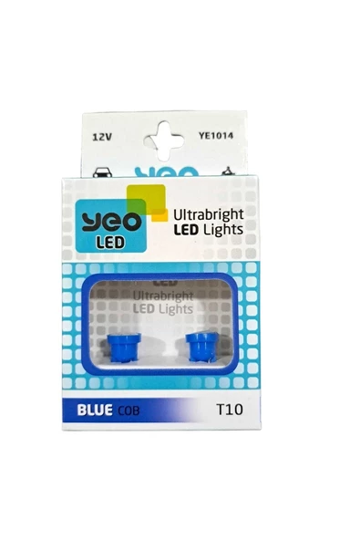 YEO  T10 Dipsiz Led Cob Mavi ürün görseli 1