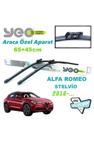 YEO  Alfa Romeo Stelvio Ön Silecek Takımı 2016-> ürün görseli 1