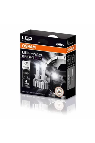 Osram  H1 Led Xenon Kit LEDriving HL BRIGHT %300 Fazla Işık / 4 Yıl Garantili 12V (2 Adet Far İçin) ürün görseli 1