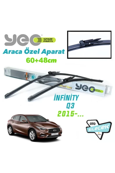 YEO  Infiniti Q30 Silecek Takımı 2015-.. ürün görseli 1