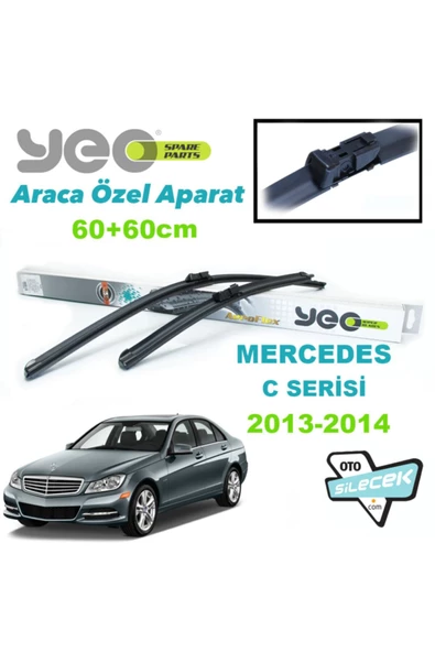 YEO  Mercedes C Seri Silecek Takımı Aeroflex 2013-2014 ürün görseli 1