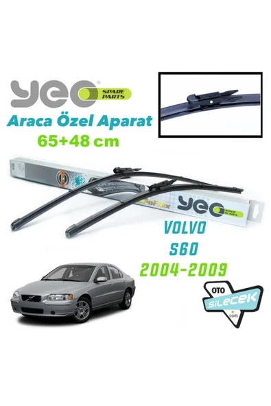 YEO  Volvo S60 Silecek Takımı 2004-2009 ürün görseli 1