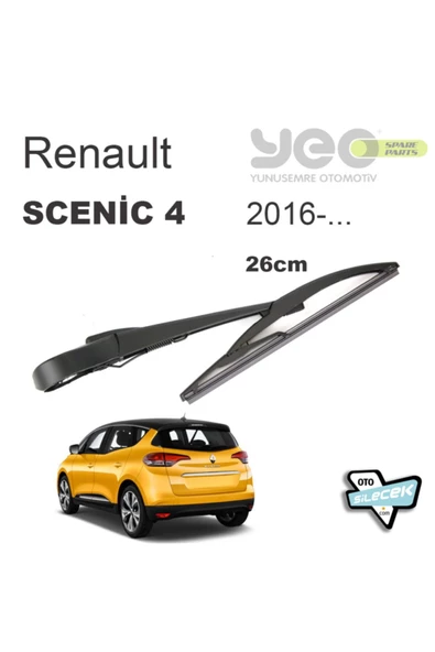 YEO  Renault Scenic 4 Arka Silecek Kolu Set 2016-.. ürün görseli 1