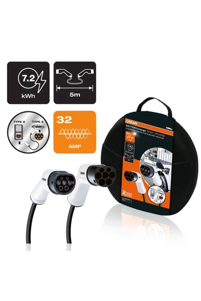 Osram  EV-Şarj kablosu 5m, Tip 2 ila Tip 2, 1 Faz 32A ürün görseli 1
