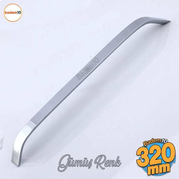 Şahin Krom Gümüş Metal Kulp 320 mm - 32 cm Mobilya Çekmece Mutfak Dolabı Dolap Kulpları Kulb Kulpu ürün görseli 1