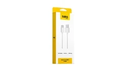 TAKS 5DK34B1 LİGHTNİNG USB KABLO BEYAZ ürün görseli 1