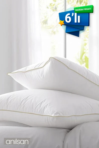 6'lı Nano Jel Yastık, 50x70cm- 1200gr ürün görseli 1