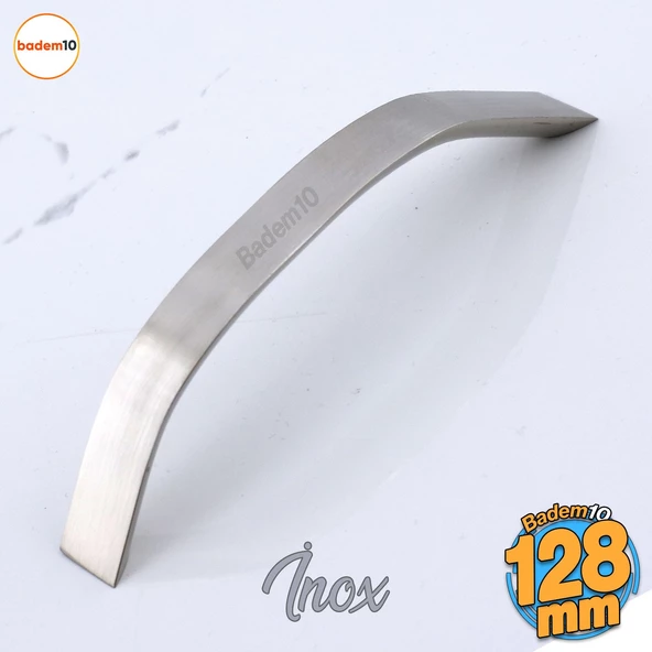 Şahin Metal İnox Kulp 128 mm Mobilya Çekmece Mutfak Dolabı Dolap Kapak Kulpları Kulb Kulpu 12.8 cm ürün görseli 1