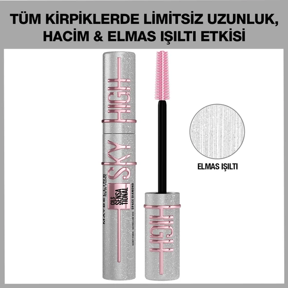 Maybelline New York Space Diamond Elmas Işıltılı Maskara ürün görseli 1