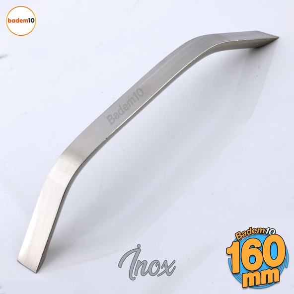 Şahin Metal İnox Kulp 160 mm Mobilya Çekmece Mutfak Dolabı Dolap Kapak Kulpları Kulb Kulpu 16 cm ürün görseli 1