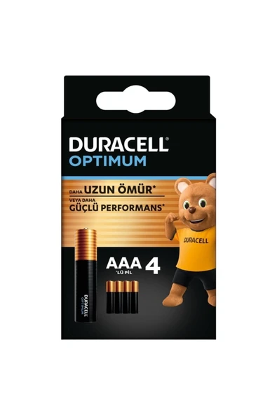 DURACELL OPTIMUM AAA 4'LÜ İNCE KALEM 5015590 ürün görseli 1