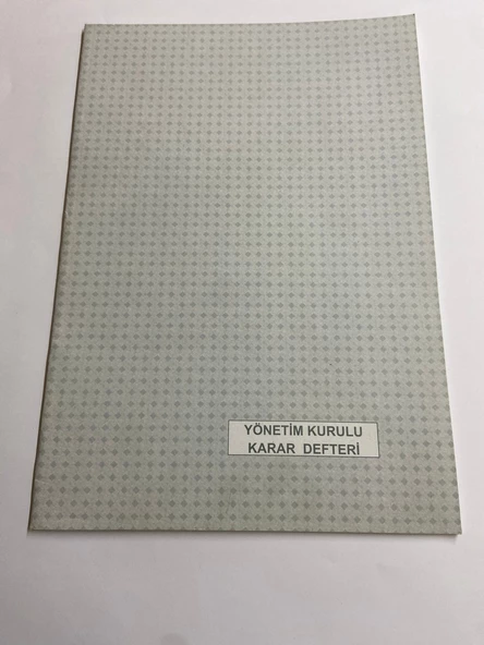 Dilman Yönetim Kurulu Karar Defteri ürün görseli 1