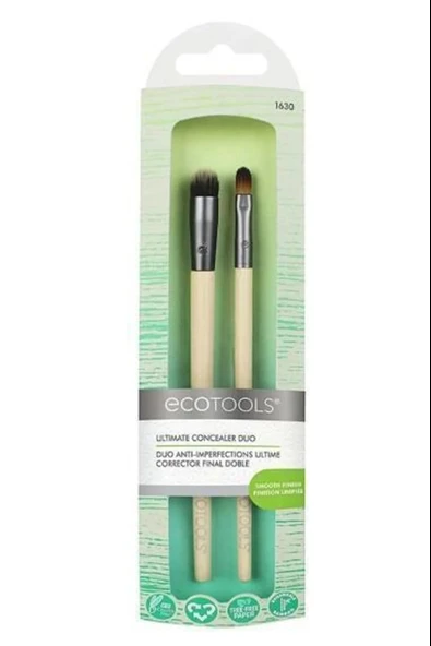 Ecotools Kapatıcı Fırçası Ultimate Concealer Duo ( ürün görseli 1