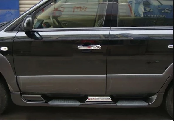 Hyundai Tucson Uyumlu 2004 2014 Yan Basamak Side Step Oem Style Gri ürün görseli 1