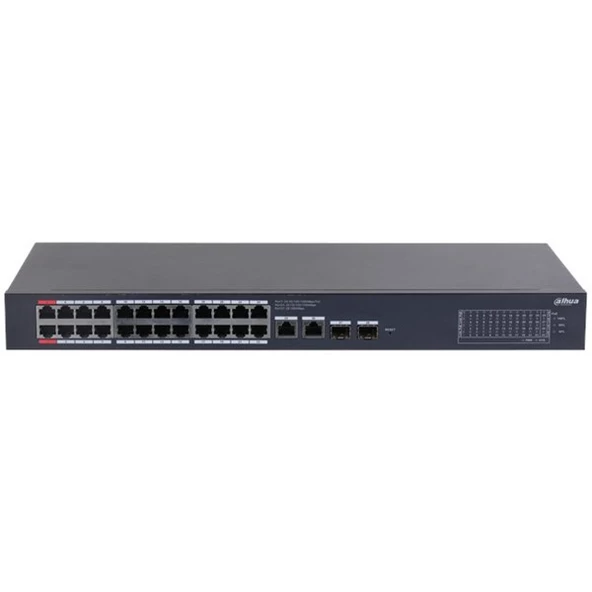 DAHUA 24port CS4228-24GT-375 GIGABIT 2-SFP CLOUD YÖNETİLEBİLİR SWITCH ürün görseli 1