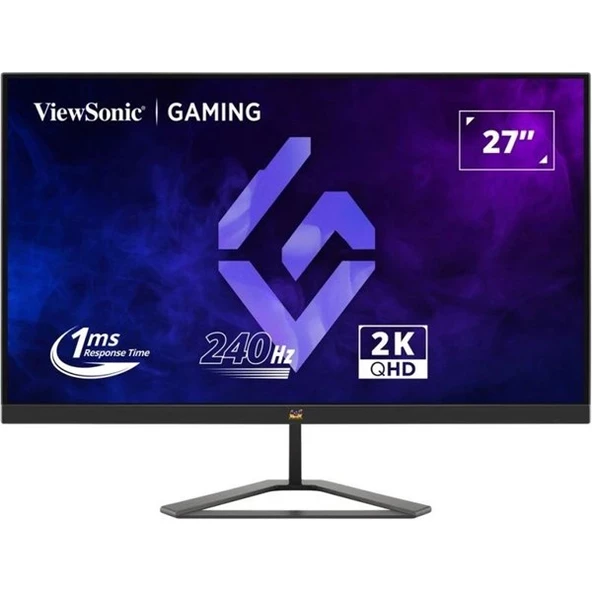 VIEWSONIC 27" IPS VX2758A-2K-PRO-3 1MS 240HZ HDMI-DP USBC GAMING MONİTÖR 2560X1440 ürün görseli 1