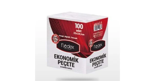 Flodex Peçete 100lü kare x 32li koli ürün görseli 1