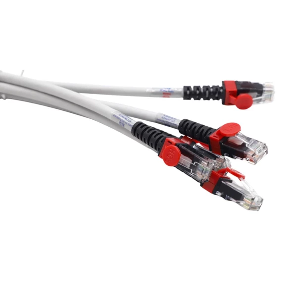 HCS CAT6 UTP LSOH 0,30 MT GRİ PATCH CORD (5'Lİ PAKET) ürün görseli 1