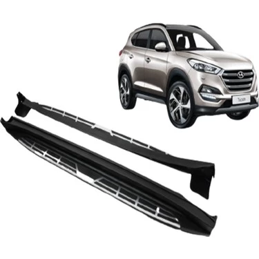 Hyundai Tucson Yan Basamak 2015-2020  Sıde Step Square Style ürün görseli 1